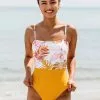 Cupshe Jocelyn Tropical One Piece Swimsuit