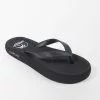 Cupshe Sand Bar Black Flip Flops
