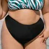 Cupshe Amiyah Black Plus Size Bikini Bottom