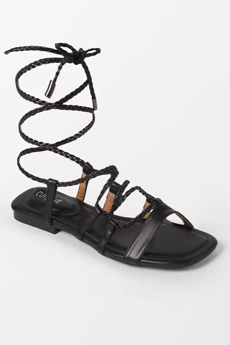 Cupshe Ambrosia Open Toe Flat Strappy Sandals 1 Cupshe Ambrosia Open Toe Flat Strappy Sandals