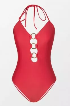 Cupshe Joyful Retro Solid Ring Front One Piece Swimsuit 7 Cupshe Joyful Retro Solid Ring Front One Piece Swimsuit -Deals Cupshe Store 1 cf3330a6 389d 4e9d b5a2 6243bf81b157