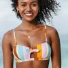 Cupshe Margaret Striped Bikini Top