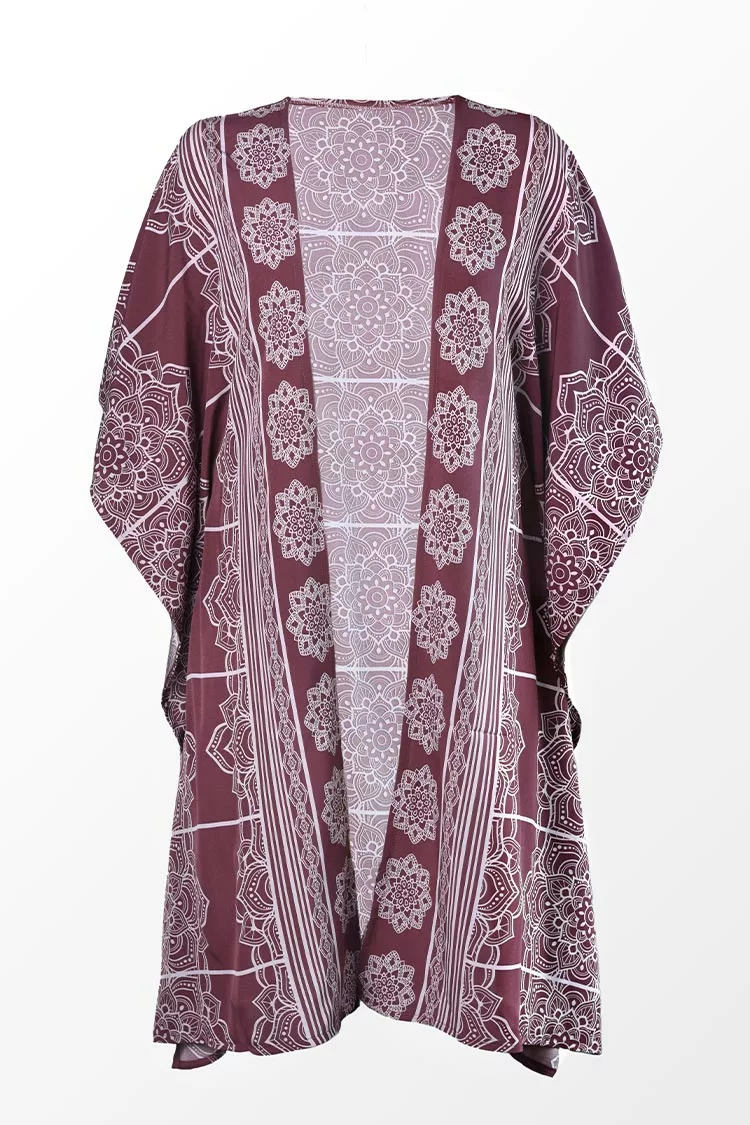 Cupshe Paulina Geo Print Split Kimono 3 Cupshe Paulina Geo Print Split Kimono - Image 3