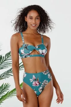 Cupshe Blue Floral Twist Cutout High Waisted Bikini 7 Cupshe Blue Floral Twist Cutout High Waisted Bikini -Deals Cupshe Store 1 d23894fb 6105 4595 a8b7 484af905bbe4