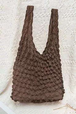 Cupshe Rainbow Sugar Ruched Satchel Bag