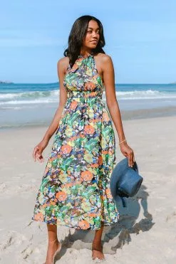 Cupshe Giuliana Floral Frill Trim Dress