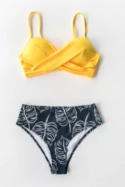 Cupshe Yellow Twist-Front and Palm Print High Waisted Bikini 14 Cupshe Yellow Twist-Front and Palm Print High Waisted Bikini -Deals Cupshe Store 1 dd73bda2 4e23 46a7 b4c1 725836ded6c4