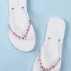 Cupshe True Gem Beaded Flip Flops