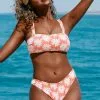 Cupshe Kaia Floral Wide Strap Bikini