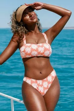 Cupshe Kaia Floral Wide Strap Bikini