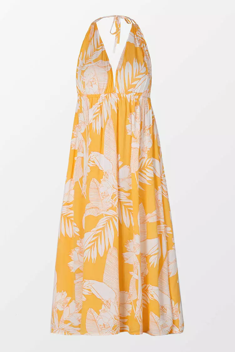 Cupshe Maria Tropical Halter Dress 3 Cupshe Maria Tropical Halter Dress - Image 3