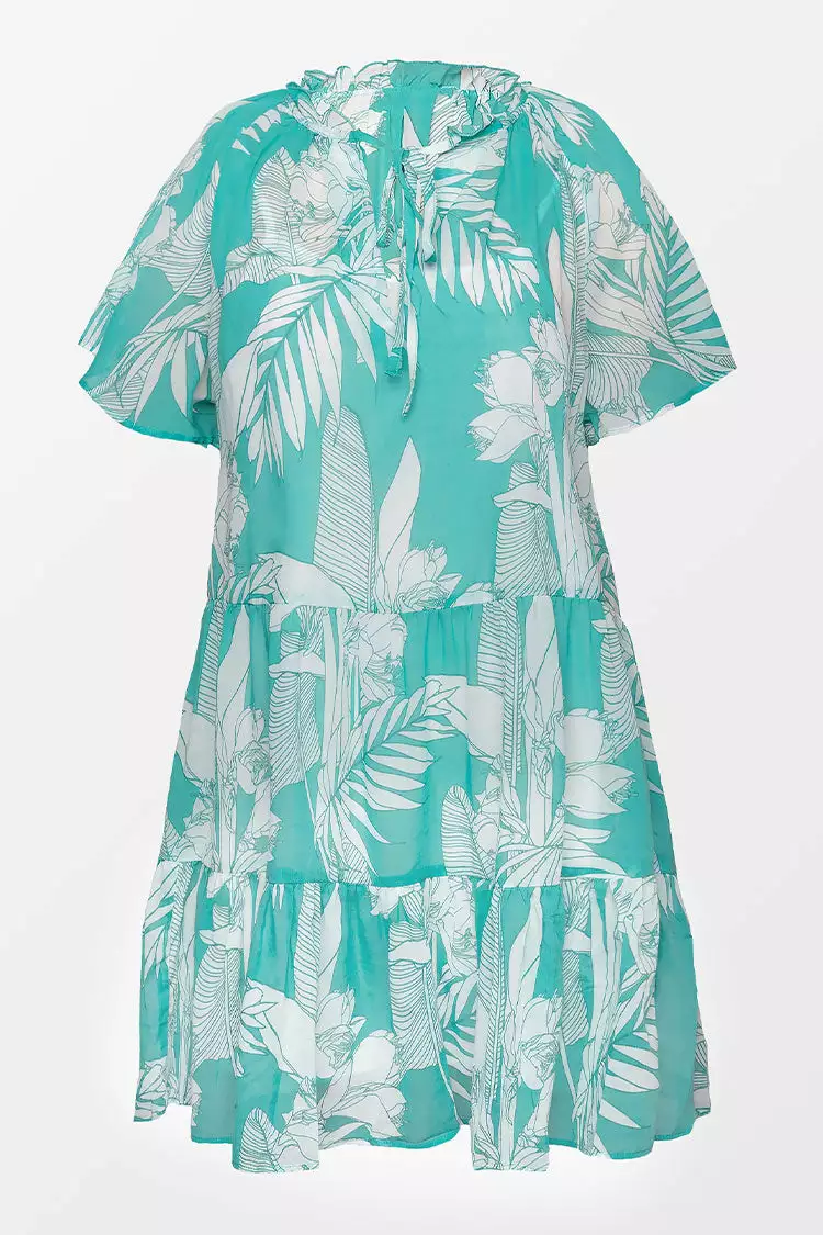 Cupshe Ivanna Floral Print Tiered Dress 3 Cupshe Ivanna Floral Print Tiered Dress - Image 3