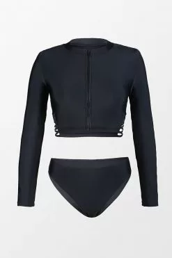 Cupshe Esther Black Front Zipper Long Sleeve Tankini 6 Cupshe Esther Black Front Zipper Long Sleeve Tankini -Deals Cupshe Store 1 e39cae11 b53b 4097 a488 ffb1c0eab2d8