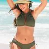 Cupshe Oasis Green Hipster Bikini
