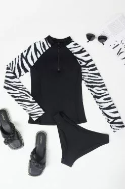 Cupshe Zahra Zebra Print High Neck Long Sleeve Tankini 7 Cupshe Zahra Zebra Print High Neck Long Sleeve Tankini -Deals Cupshe Store 1 e7648617 b3df 4f55 8e34 0c59dc4ece20