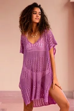 Cupshe Brenda Hollow Out Cover Up