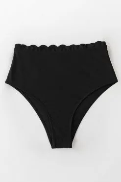 Cupshe Black Scalloped High Waisted Bikini Bottom 10 Cupshe Black Scalloped High Waisted Bikini Bottom -Deals Cupshe Store 1 e87b20c1 66d1 4dfe 8d87 4a4b25b160af