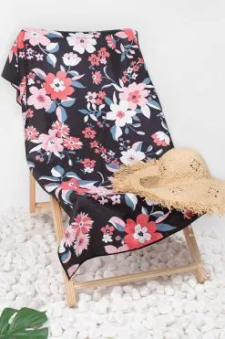 Cupshe Floral Bliss Floral Beach Blanket