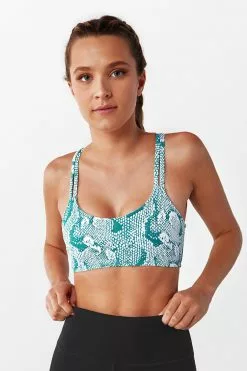 Cupshe Pandora Snake Criss Cross Sports Bra