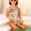 Cupshe Camille Leafy One Piece Swimsuit For Toddler Girls And Girls