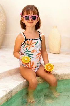 Cupshe Camille Leafy One Piece Swimsuit For Toddler Girls And Girls