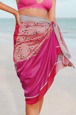 Cupshe Laguna Beach Geometric Tie Waist Sarong