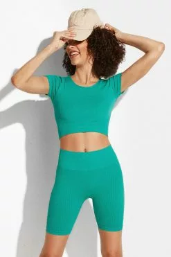 Cupshe Full Bloom Scoop High Waist Matching Set