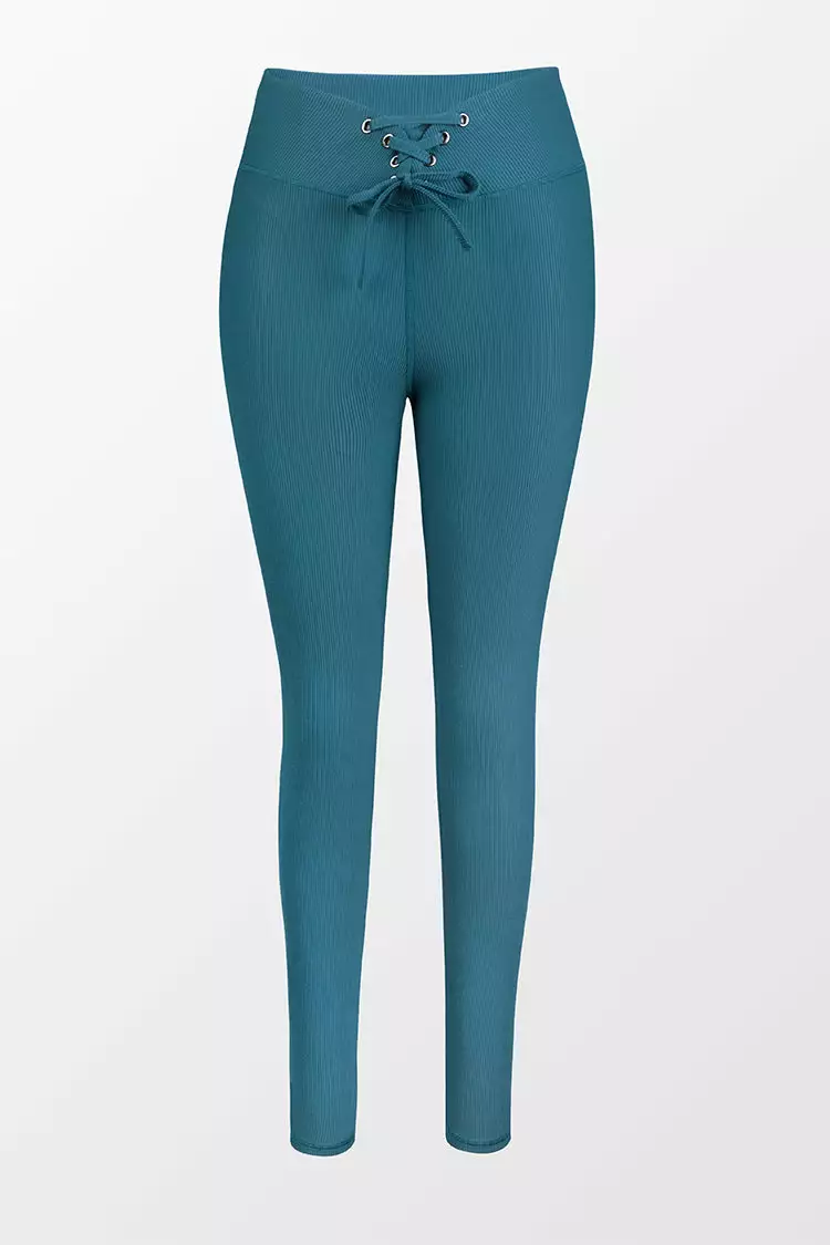 Cupshe Candlelight High Elastic Tie Waist Leggings 1 Cupshe Candlelight High Elastic Tie Waist Leggings