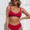 Cupshe Gia Keyhole Front Mid Waisted Bikini