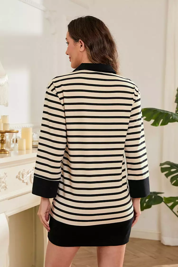 Cupshe Katharine Shirt Collar Tunic Dress 2 Cupshe Katharine Shirt Collar Tunic Dress - Image 2