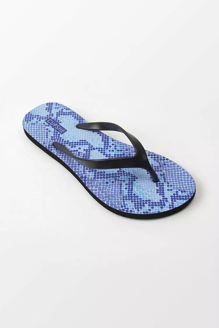 Cupshe Electric Bite Snakeskin Flip Flops 2 Cupshe Electric Bite Snakeskin Flip Flops - Image 2