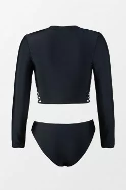 Cupshe Esther Black Front Zipper Long Sleeve Tankini 7 Cupshe Esther Black Front Zipper Long Sleeve Tankini -Deals Cupshe Store 2 051e7806 34d1 4382 afd4 ead297e50bb2