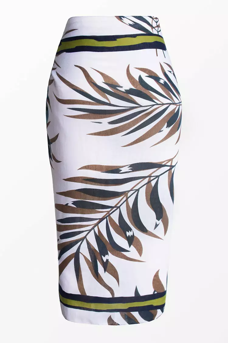 Cupshe Leighton Tropical Tassel Sarong 4 Cupshe Leighton Tropical Tassel Sarong - Image 4