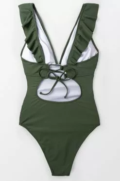 Cupshe Moss Green Ruffle One Piece Swimsuit -Deals Cupshe Store 2 11ac36cd c76b 4e7e a103 37a6c042abb4