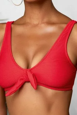 Cupshe Ribbed Red Bowknot Bikini -Deals Cupshe Store 2 13589de6 8c00 4c01 b524 728d68f15fb6