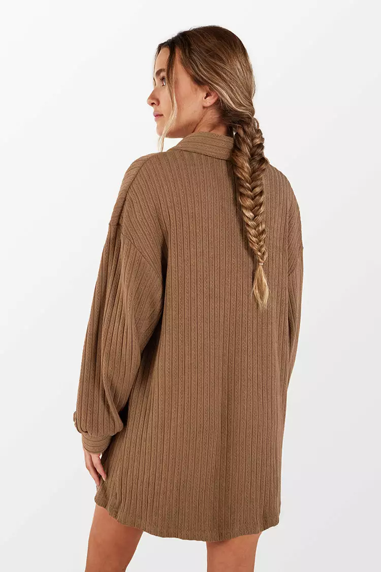 Cupshe Shayla Loose Waist Buttoned Collar Shirt Dress 2 Cupshe Shayla Loose Waist Buttoned Collar Shirt Dress - Image 2