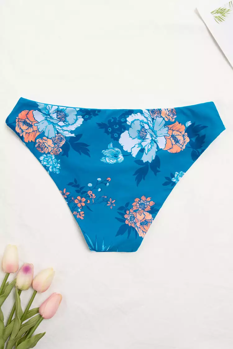 Cupshe Seafoam Garden Reversible Standard Rise Bikini Bottom 2 Cupshe Seafoam Garden Reversible Standard Rise Bikini Bottom - Image 2