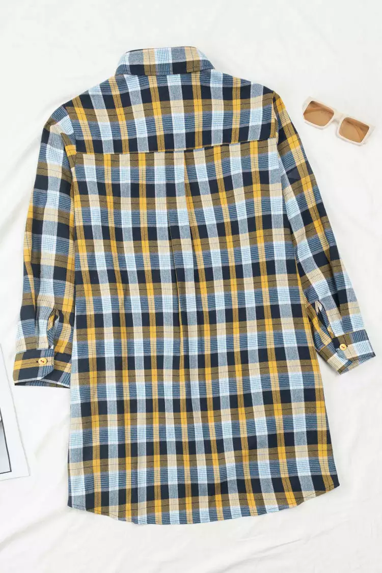 Cupshe Yasmine Plaid Shirt Dress 4 Cupshe Yasmine Plaid Shirt Dress - Image 4