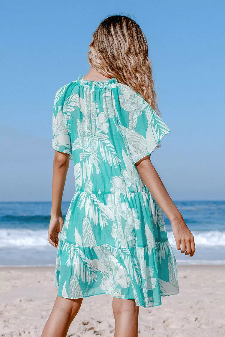 Cupshe Ivanna Floral Print Tiered Dress 2 Cupshe Ivanna Floral Print Tiered Dress - Image 2