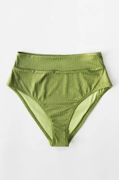 Cupshe Green Textured High Waisted Bikini Bottom 10 Cupshe Green Textured High Waisted Bikini Bottom -Deals Cupshe Store 2 1e2d9219 3fae 4a66 a519 02d3bd51d752