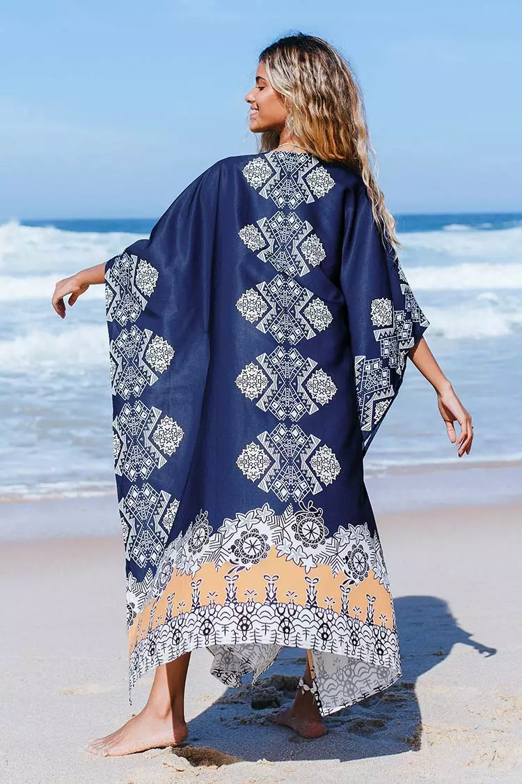 Cupshe Paislee Open Front Split Kimono 2 Cupshe Paislee Open Front Split Kimono - Image 2