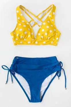 Cupshe Blue Side Ruched High Waisted Bikini Bottom 18 Cupshe Blue Side Ruched High Waisted Bikini Bottom -Deals Cupshe Store 2 24494ed5 fd2e 4e92 978f 5e8ff4222ff0