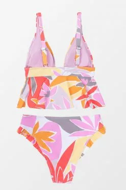 CUPSHE Asia Floral Ruffle Mid Waisted Tankini -Deals Cupshe Store 2 24a6c15a ccfa 4589 b0f1 394e4b27c7a5