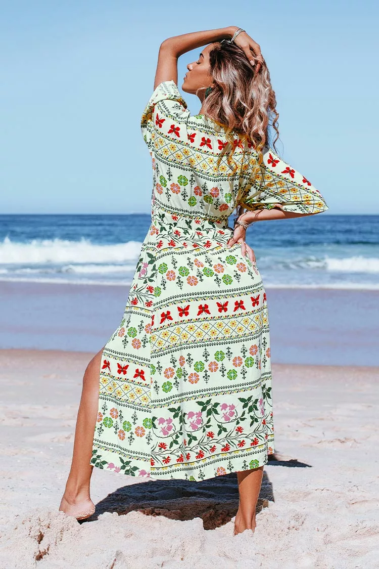 Cupshe Ellison Floral Tie Front Dress 2 Cupshe Ellison Floral Tie Front Dress - Image 2