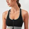 Cupshe Creekside U-neck Front Zipper Cut Out Sports Bra