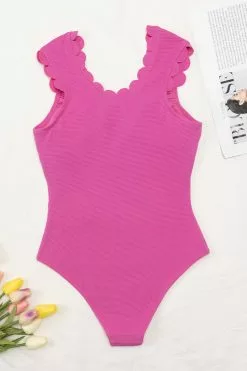 Cupshe Dejah Pink V-neck Scalloped One Piece Swimsuit 8 Cupshe Dejah Pink V-neck Scalloped One Piece Swimsuit -Deals Cupshe Store 2 2 eeff2ca0 2ec9 48c5 aa22 0bb50c170886