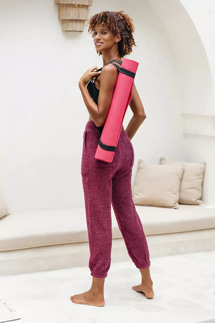 Cupshe Bondi High Waisted Pockets Carrot Sweatpants 2 Cupshe Bondi High Waisted Pockets Carrot Sweatpants - Image 2