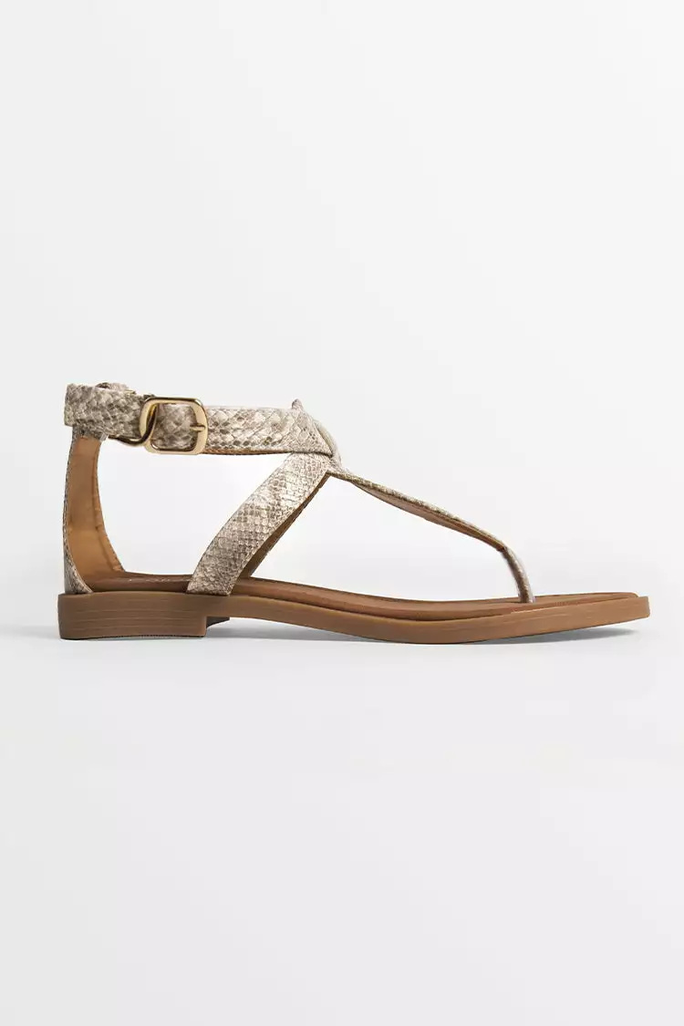 Cupshe Baja Open Toe Thong Strap Sandals 2 Cupshe Baja Open Toe Thong Strap Sandals - Image 2