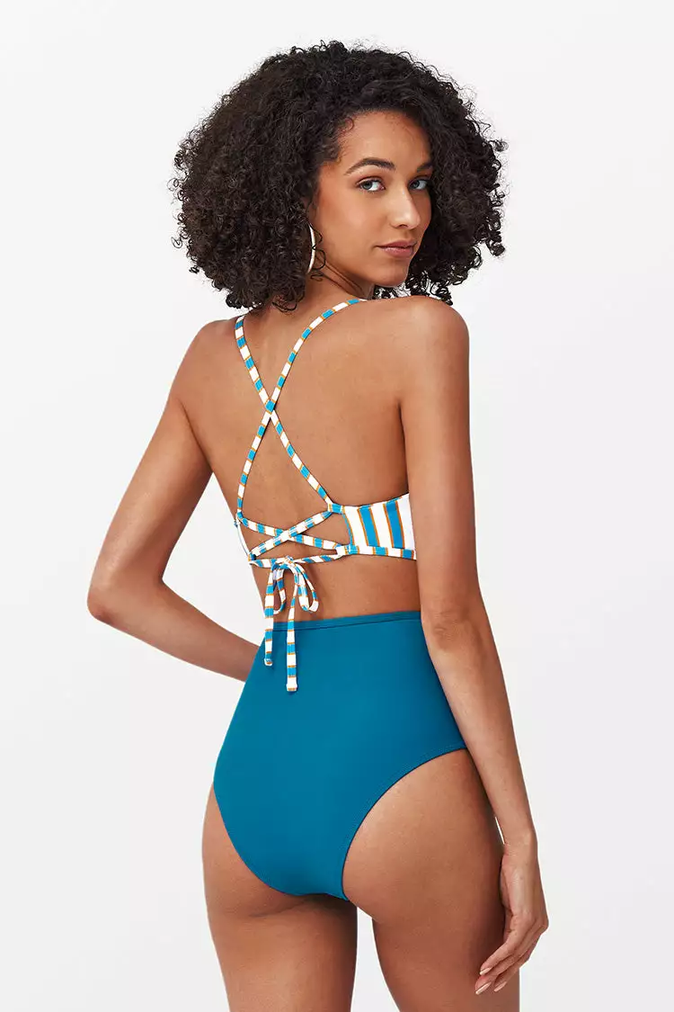 Cupshe Crisscross Lace Up High Waisted Bikini 2 Cupshe Crisscross Lace Up High Waisted Bikini - Image 2