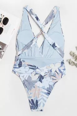 Cupshe Kirstin Tropical Plunging Tie Front One Piece Swimsuit -Deals Cupshe Store 2 3b6d7753 1ec4 41c7 b33f 1152ce427312